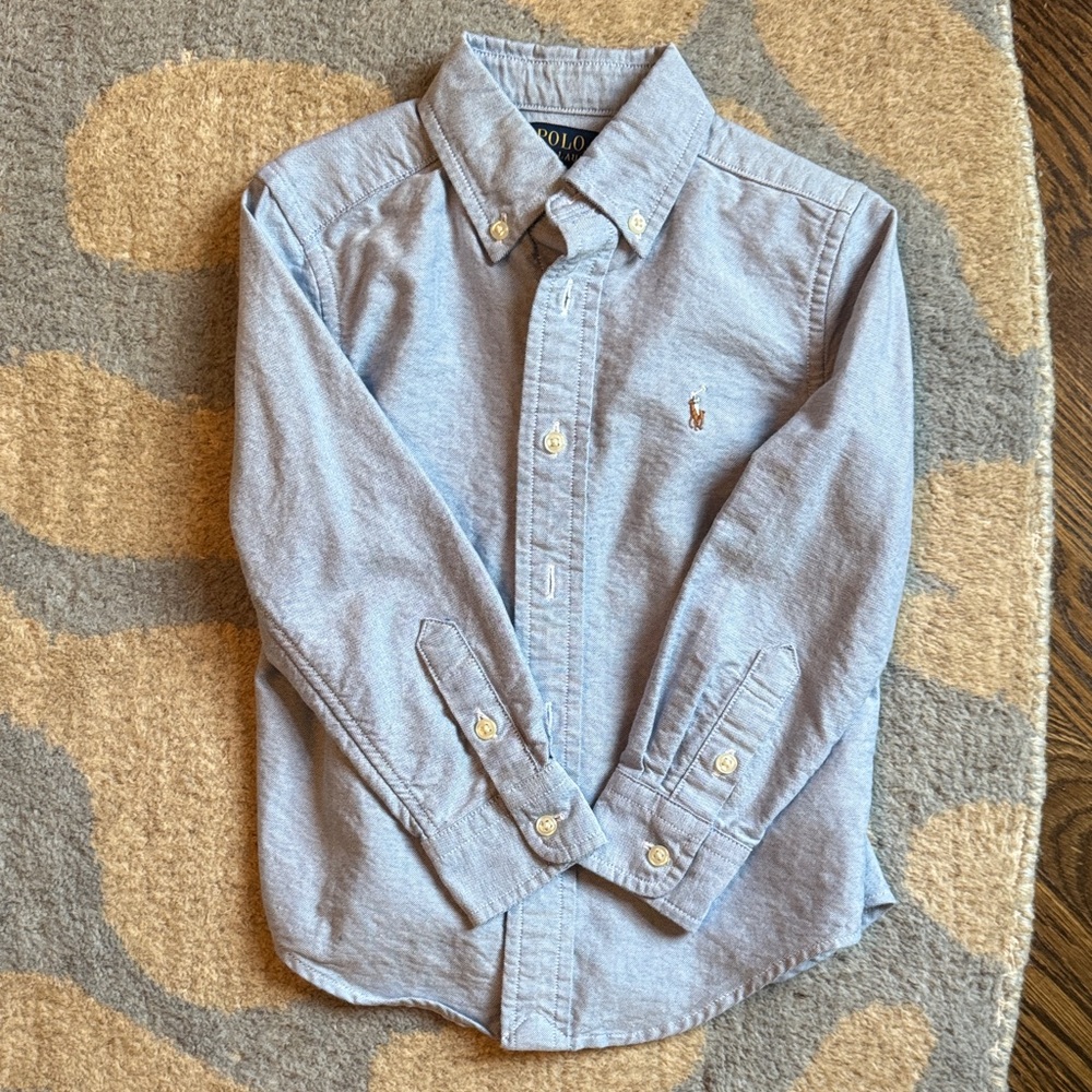 Polo by Ralph Lauren Light Blue Button-Down Oxford Shirt